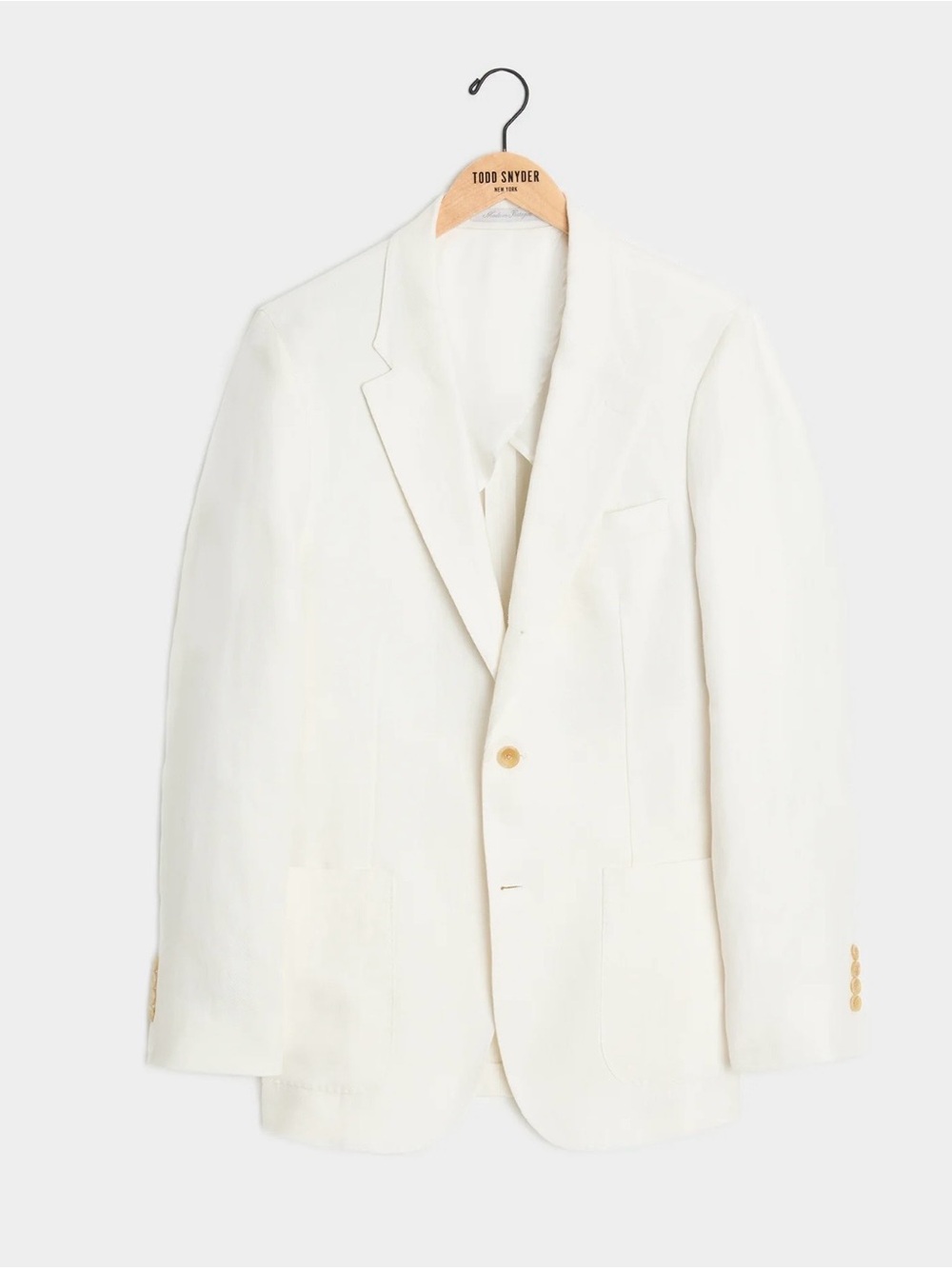 Todd Snyder Cream-White Men's Sport Coat